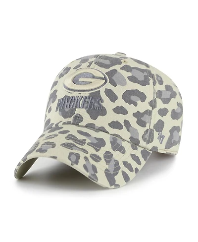 '47 Brand Women's Gray Green Bay Packers Bagheera Clean Up Adjustable Hat