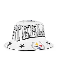 '47 Brand Women's White Pittsburgh Steelers Energize Bucket Hat