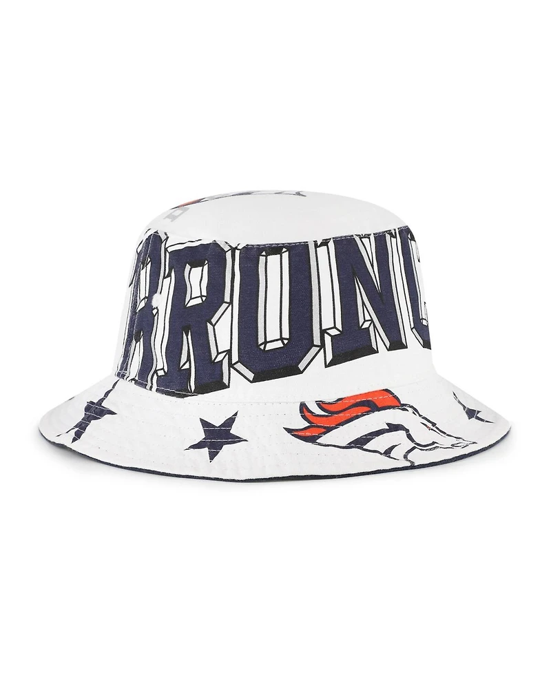 '47 Brand Women's White Denver Broncos Energize Bucket Hat
