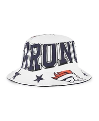 '47 Brand Women's White Denver Broncos Energize Bucket Hat