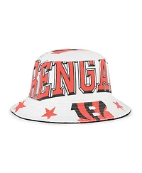 '47 Brand Women's White Cincinnati Bengals Energize Bucket Hat