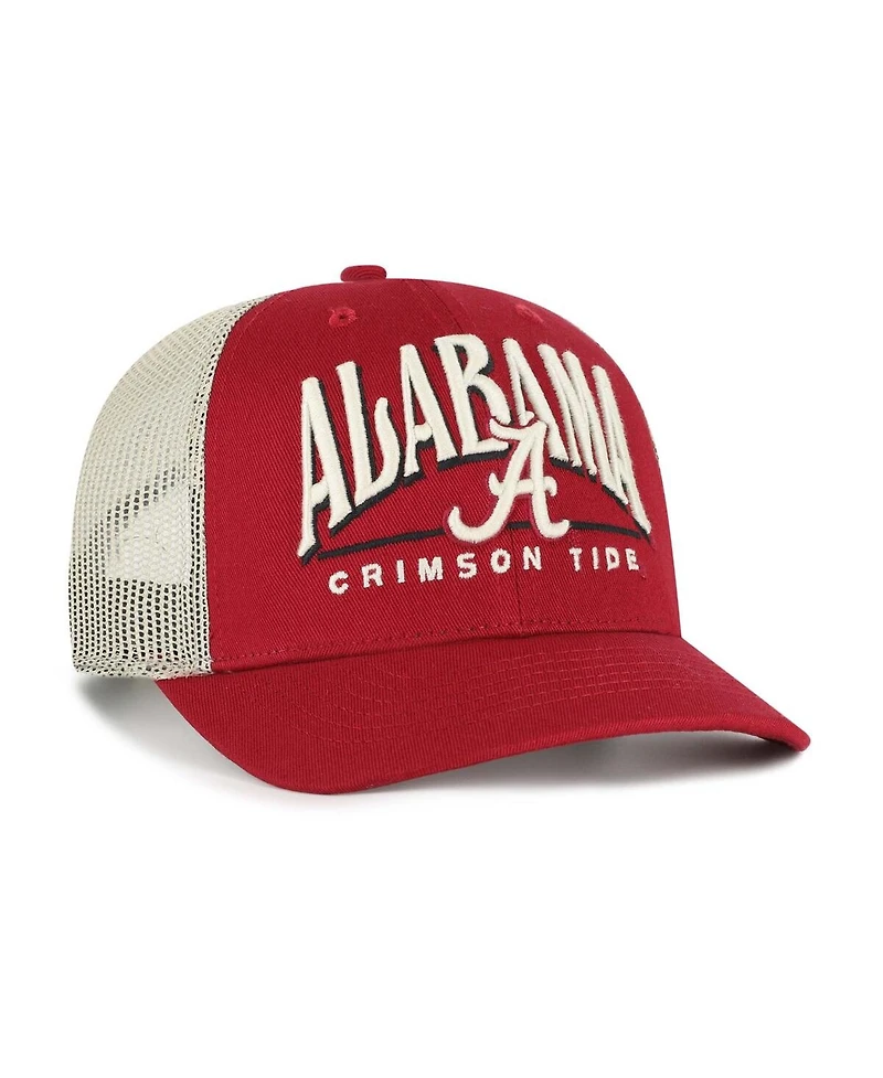 '47 Brand Men's Crimson Alabama Crimson Tide Arid Adjustable Trucker Hat
