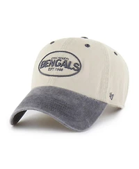 '47 Brand Men's Khaki Cincinnati Bengals Breaking Trail Clean Up Adjustable Hat