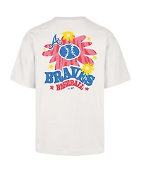 '47 Brand Men's Cream Atlanta Braves Flora Foundation T-Shirt