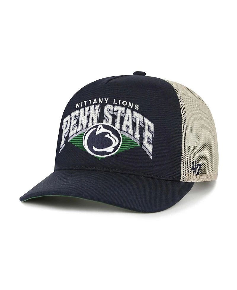 '47 Brand Men's Navy Penn State Nittany Lions Pomona Mesh Hitch Adjustable Trucker Hat