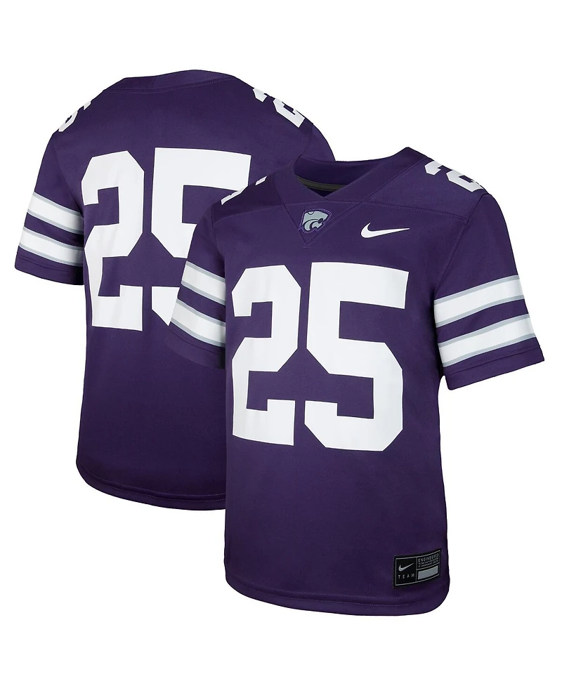 Nike Big Boys and Girls 25 Purple Kansas State Wildcats Untouchable Replica Game Jersey