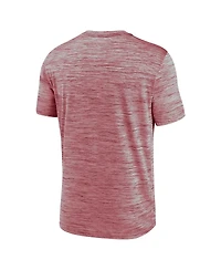 Jordan Men's Crimson Oklahoma Sooners Campus Slant Velocity Performance T-Shirt