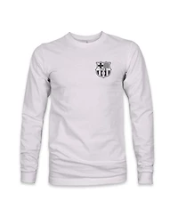 1863FC Men's Gray Barcelona Back Team Arch Long Sleeve T-Shirt