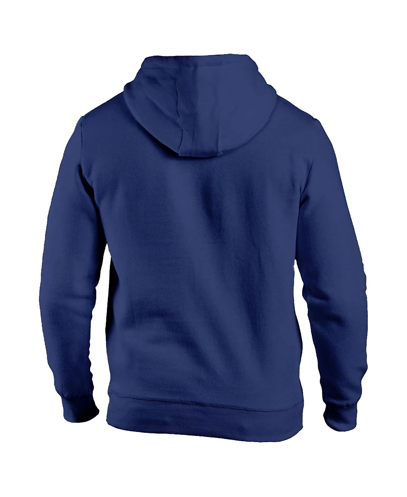 1863FC Men's Navy Tottenham Hotspur Athletic Wordmark Fleece Pullover Hoodie