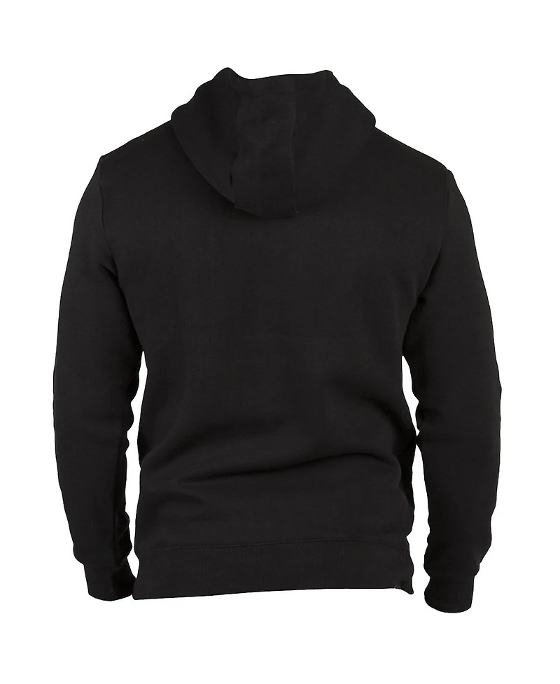 1863FC Men's Black Club America Mono Badge Fleece Pullover Hoodie Sweatshirt