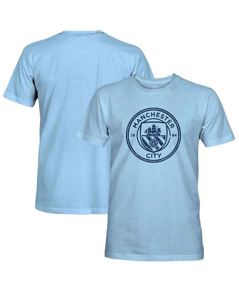 1863FC Men's Sky Blue Manchester City Mono Badge T-Shirt