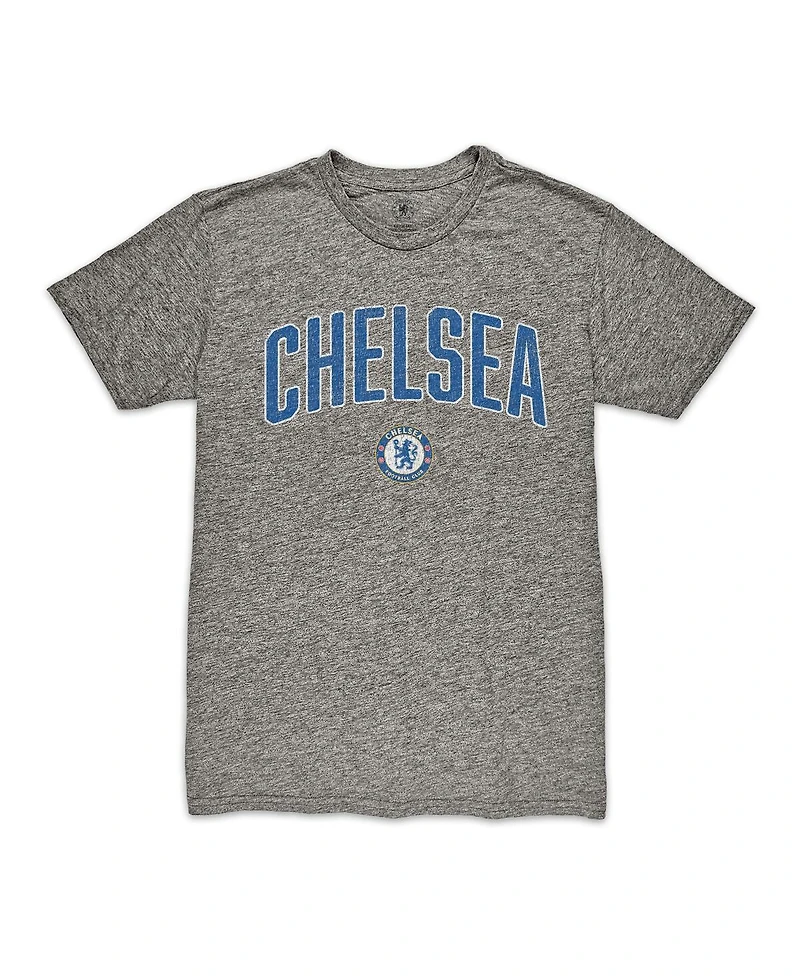1863FC Men's Heather Gray Chelsea Wordmark Vintage Tri-Blend T-Shirt