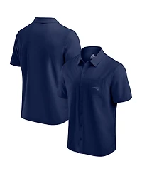 Fanatics Men's Navy New England Patriots Front Office Button-Up Shirt