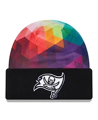 New Era Men's Black Tampa Bay Buccaneers 2023 Nfl Crucial Catch Cuffed Knit Hat