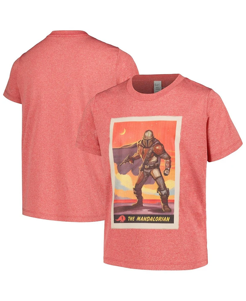 Mad Engine Big Boys and Girls The Mandalorian Poster T-Shirt
