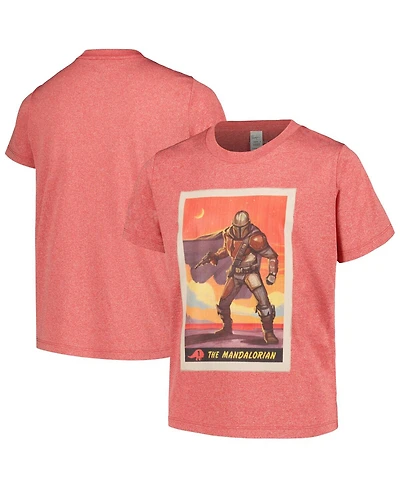 Mad Engine Big Boys and Girls The Mandalorian Poster T-Shirt