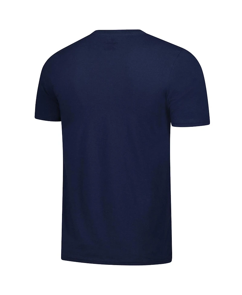 Fanatics Unlabeled Men's Navy Virginia Cavaliers Basic Arch T-Shirt