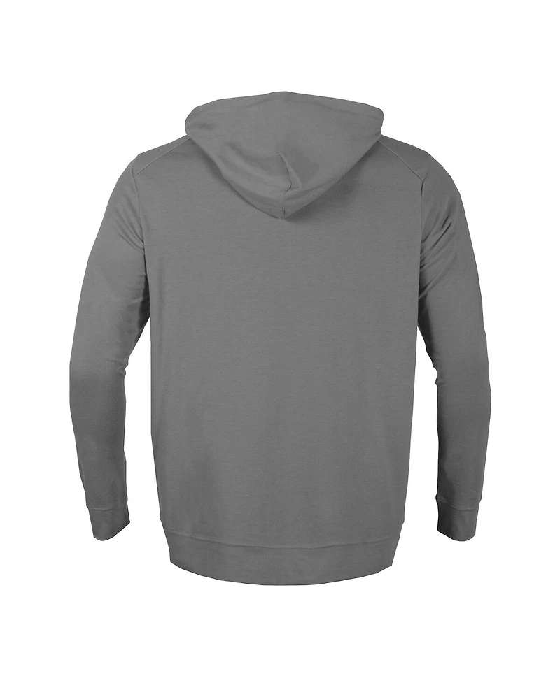 LevelWear Men's Gray Usmnt Relay Pitch Pullover Hoodie