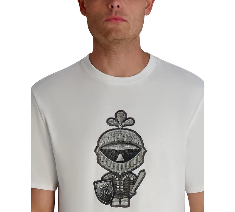 Karl Lagerfeld Paris Men's Embroidered T-Shirt