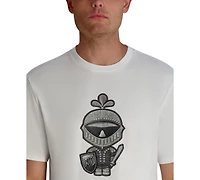Karl Lagerfeld Paris Men's Embroidered T-Shirt
