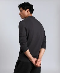 Kenneth Cole Men's Long Sleeve Polo Sweater