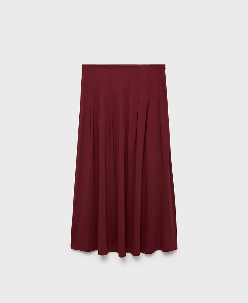 Mango Women's Plank Midi Skirt