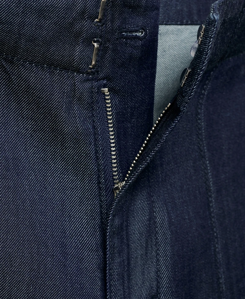 Mango Women's Wide Leg Denim Jeans