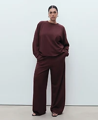Mango Women's Elastic Waist Jogger Pants