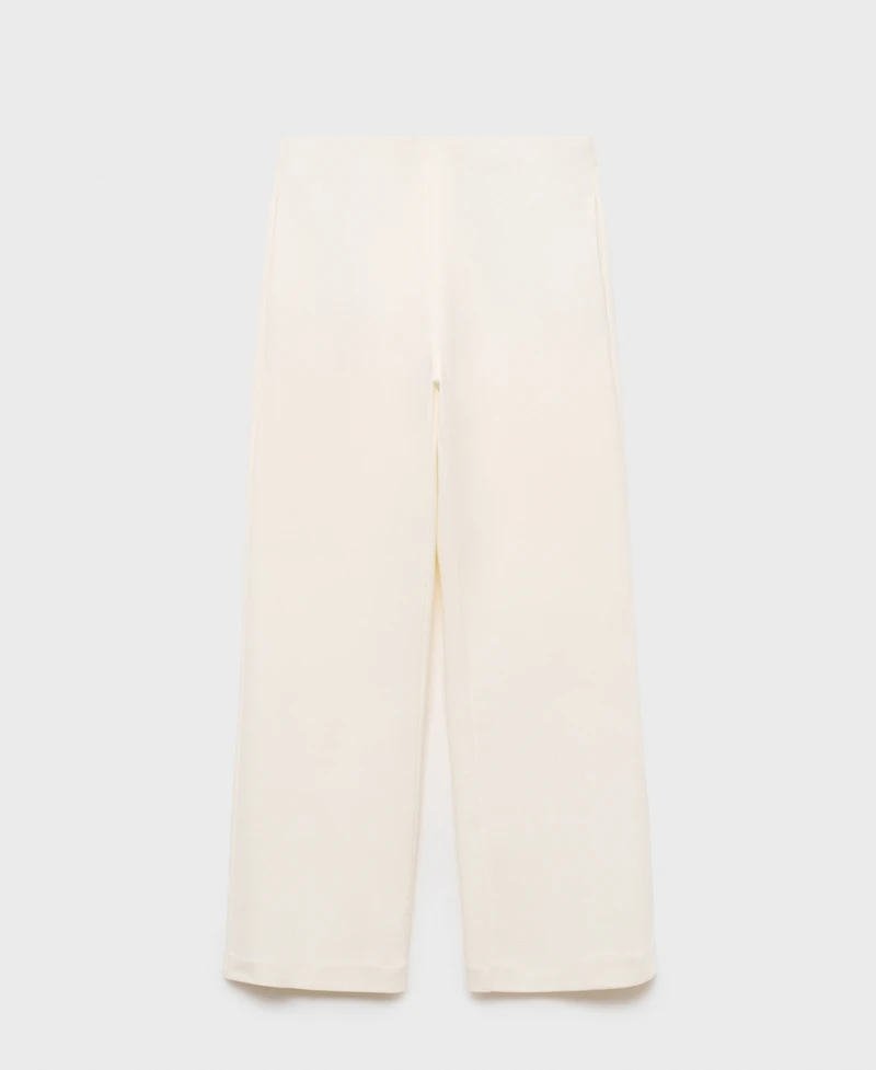 Mango Women's Straight-Fit Cotton Pants
