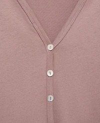 Mango Women's Button Detail Cotton Nightdress