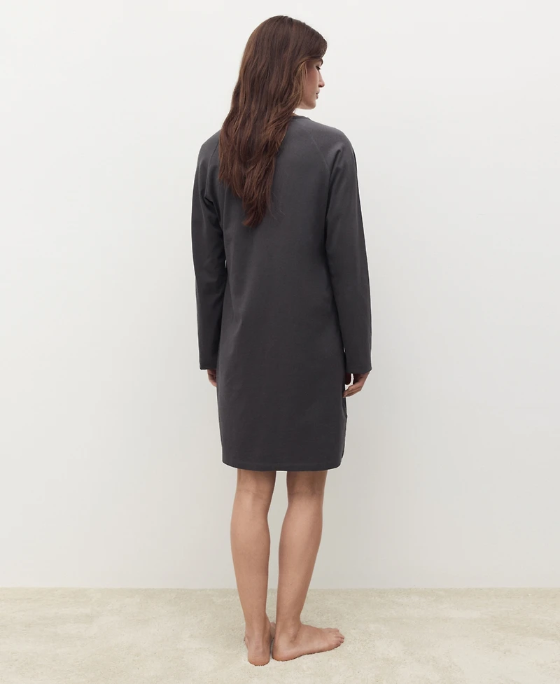 Mango Women's Button Detail Cotton Nightdress