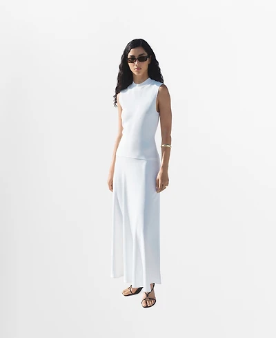 Mango Women's Combined Long Dress
