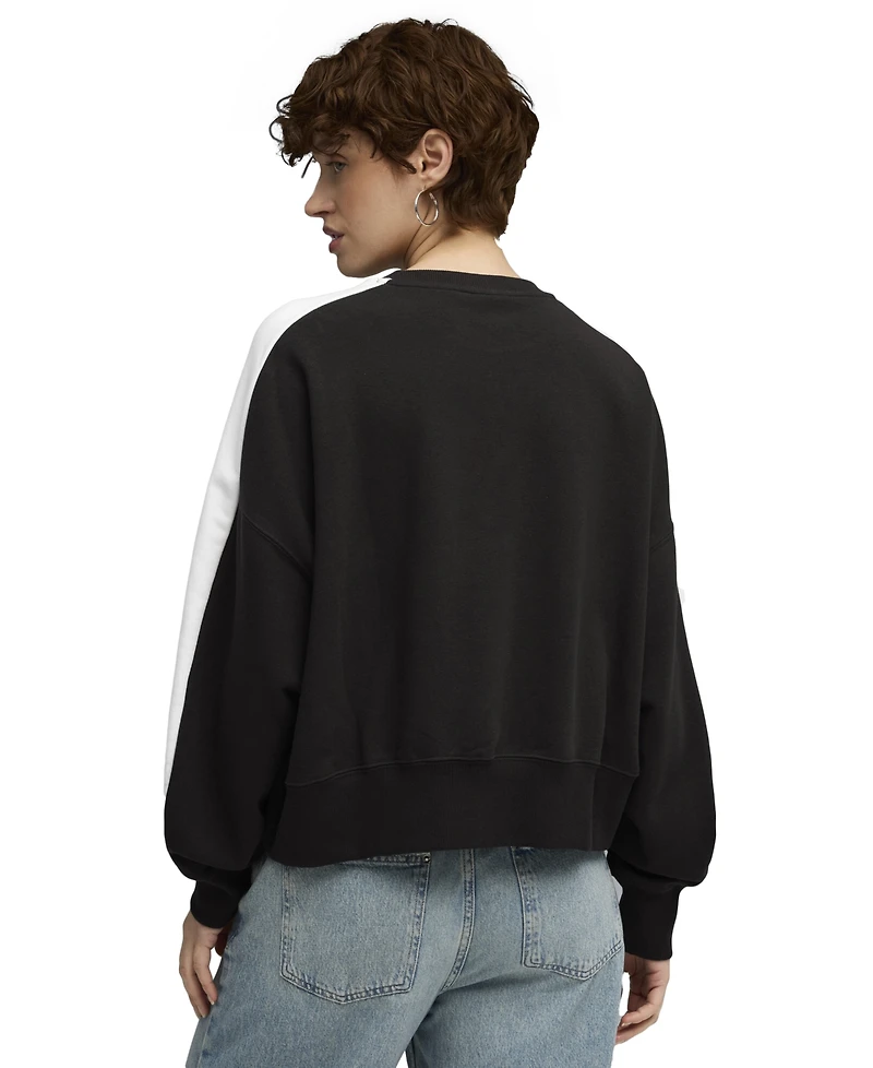 Puma Women's T7 Over Oversized Crewneck Sweatshirt