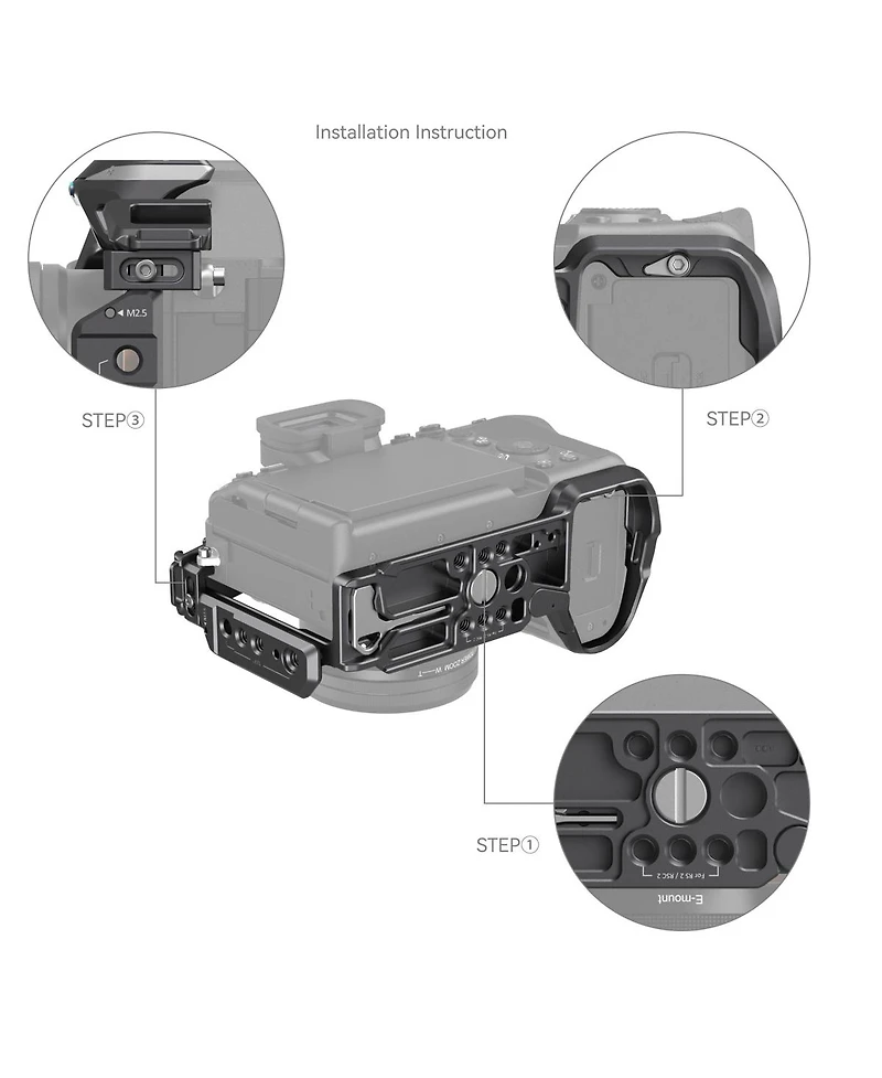 SmallRig Rhinoceros Basic Cage Kit for Sony Alpha 7R V, Alpha 7 Iv, Alpha 7S Iii