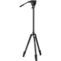 SmallRig CT210 4-Sections Aluminum Video Tripod Kit