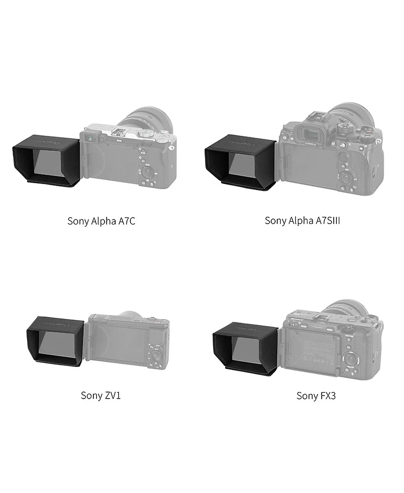 SmallRig Sunhood for Sony Alpha 7S Iii/Alpha 7C/Zv-1/FX3 Camera