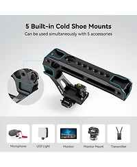SmallRig 3766 Nato Top Handle with 50mm Low-Profile Rail