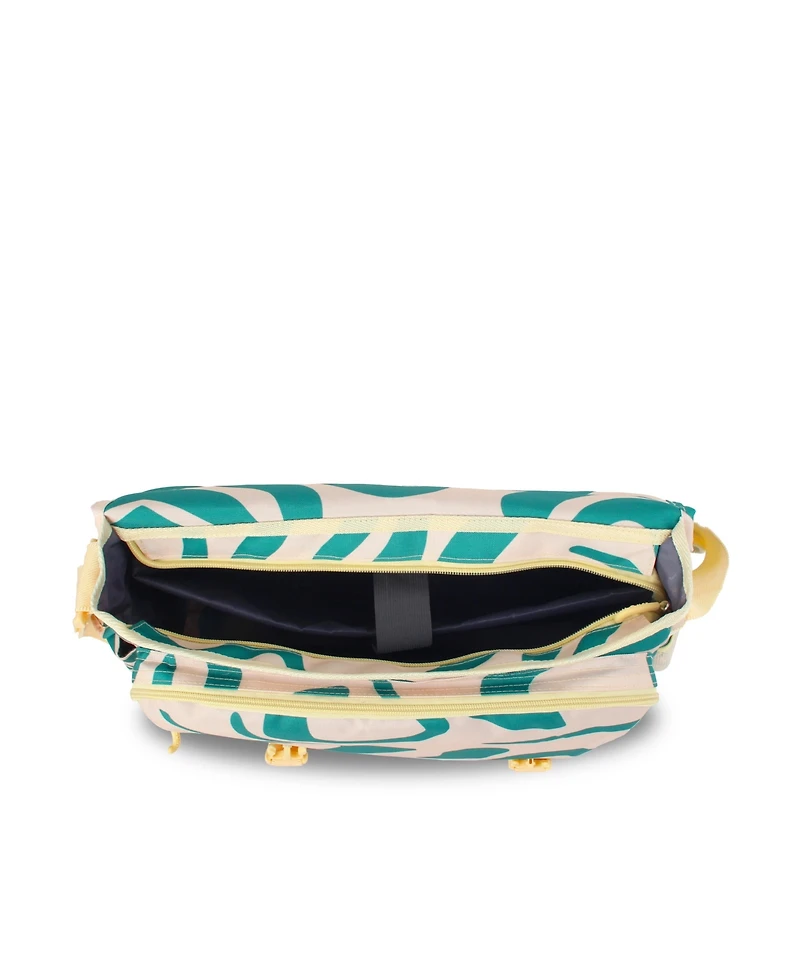 J World Unisex Thomas 16" Messenger Bag With Laptop Sleeve for School and Travel