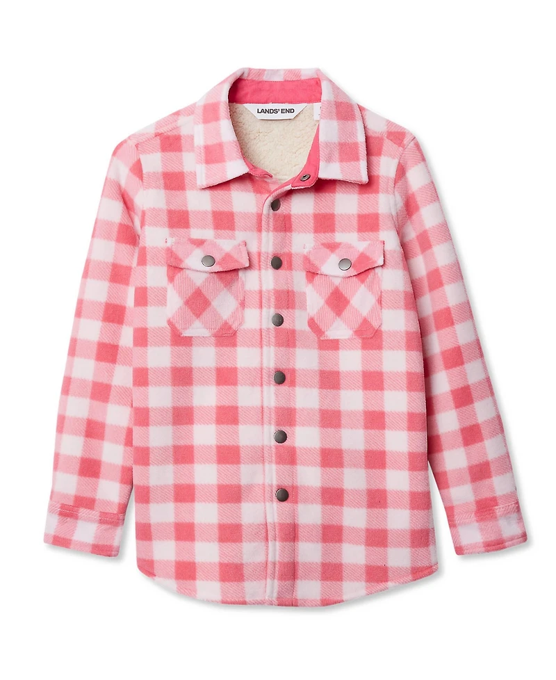 Lands' End Kids Flannel Shacket