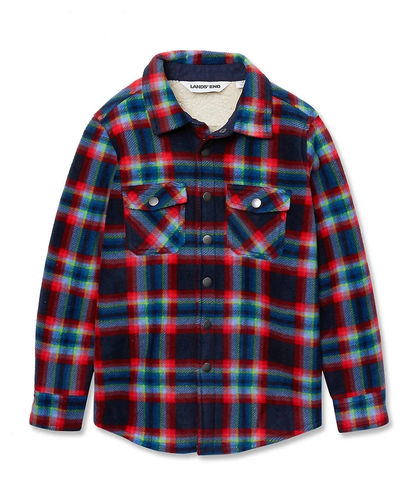 Lands' End Kids Flannel Shacket