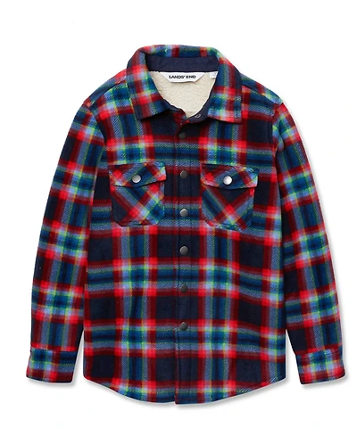 Lands' End Kids Flannel Shacket