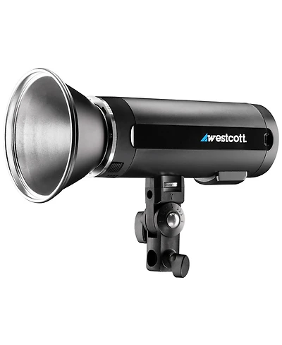 Westcott Westcott FJ200 Round Head Pocket Strobe with 1.3 sec. Recycle Time, Ttl, Hss and Includes Tilter Bracket, 30-Degree Honeycomb Grid with Gel C
