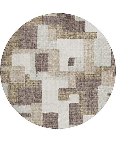 Dalyn Portico Washable PO3 8'x8' Round Area Rug