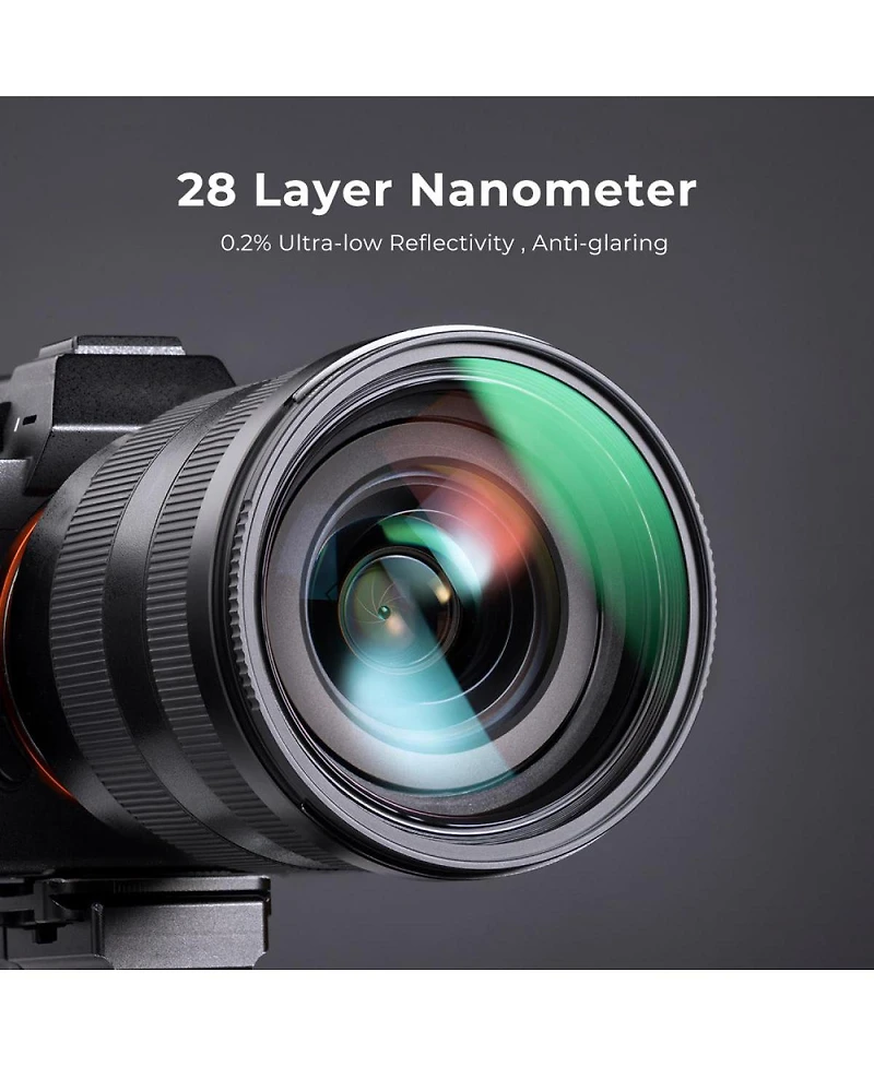 K&F Concept 72mm Nano-x Multi-Coated Ultraviolet Lens Filter