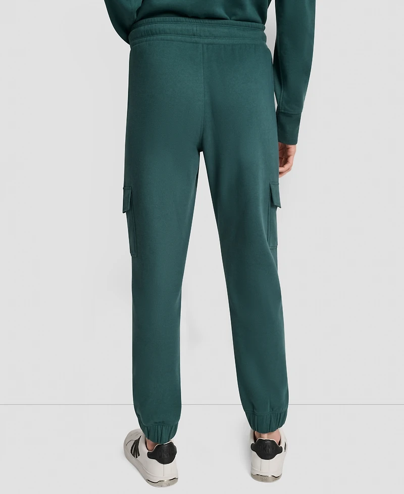 Dkny Sport Women's Studded-Logo Cargo Joggers