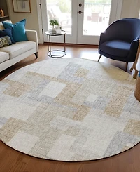 Dalyn Portico Washable PO3 8'x8' Round Area Rug