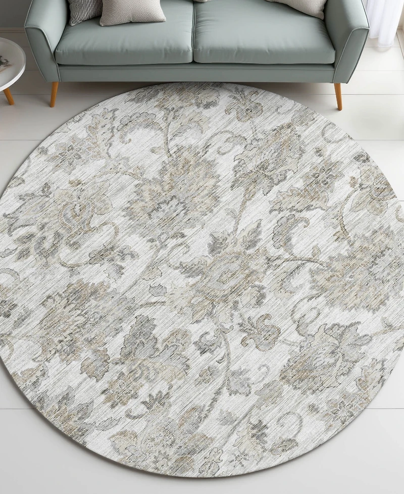 Dalyn Silk Road Washable SR2 8'x8' Round Area Rug