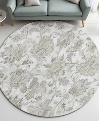 Dalyn Silk Road Washable SR2 8'x8' Round Area Rug
