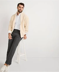 Lands' End Men's Tailored Fit No Iron Solid Supima Cotton Oxford Dress Shirt