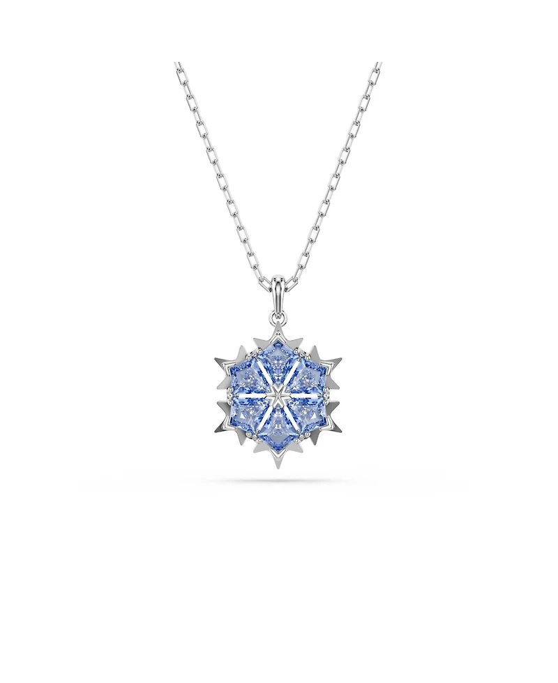 Swarovski Magic Snowflake Rhodium Plated Earrings and Necklace Set
